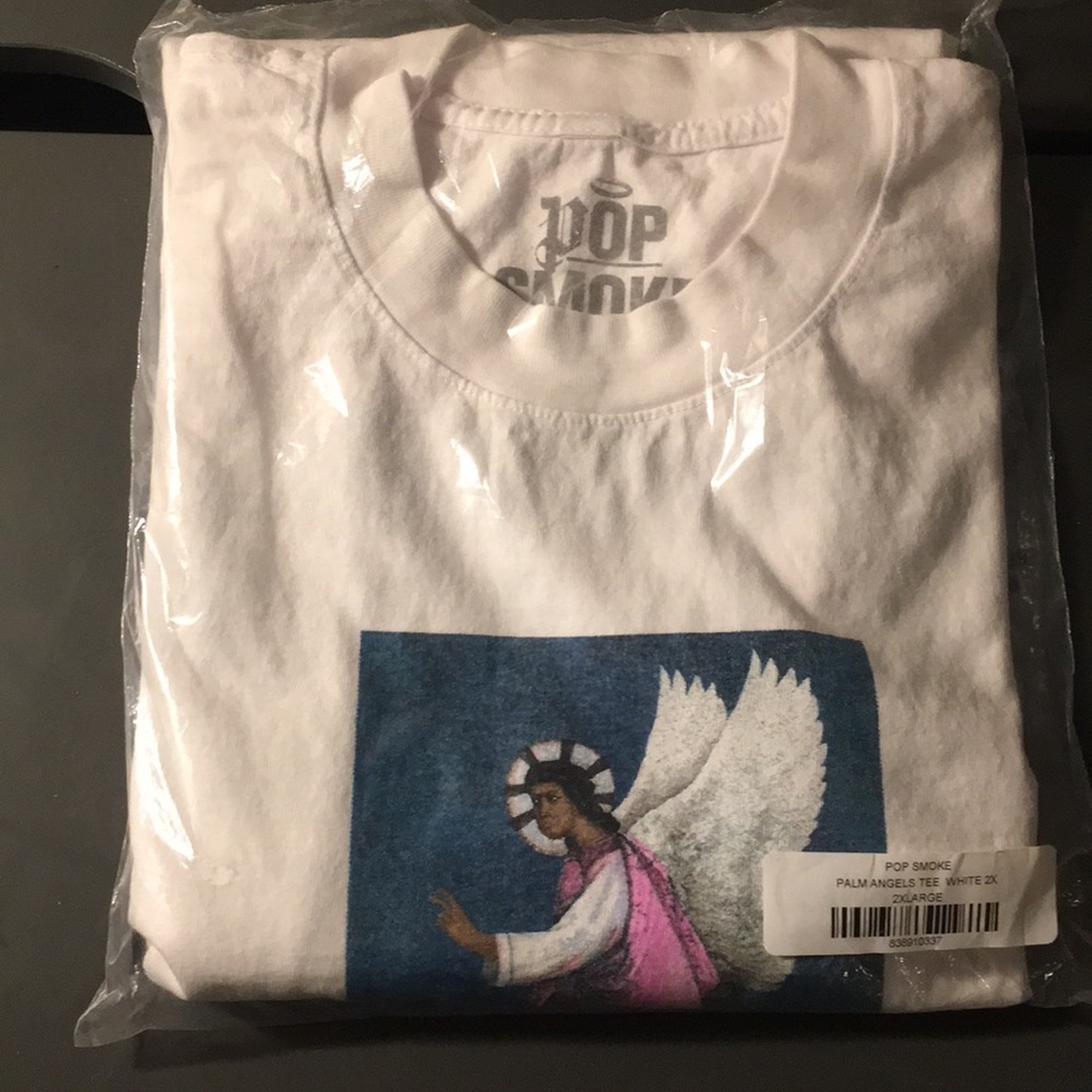 Pop smoke X palm angels t shirt NEW